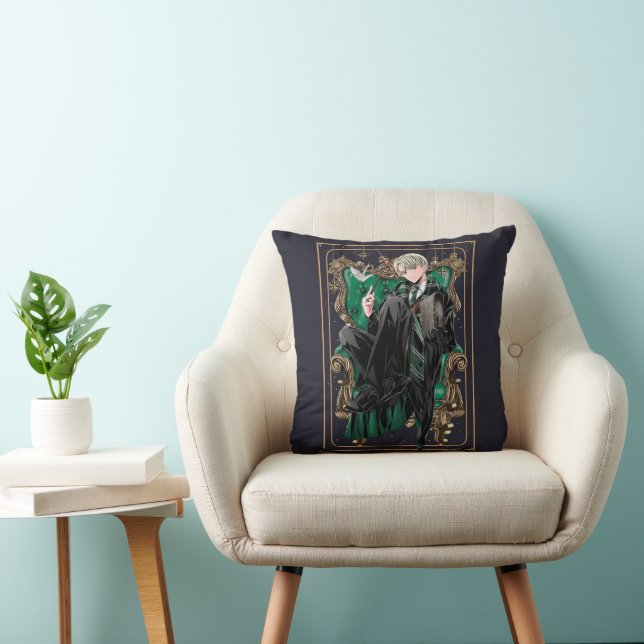 HARRY POTTER™ | Anime Draco Malfoy Seated Throw Pillow (Chair)