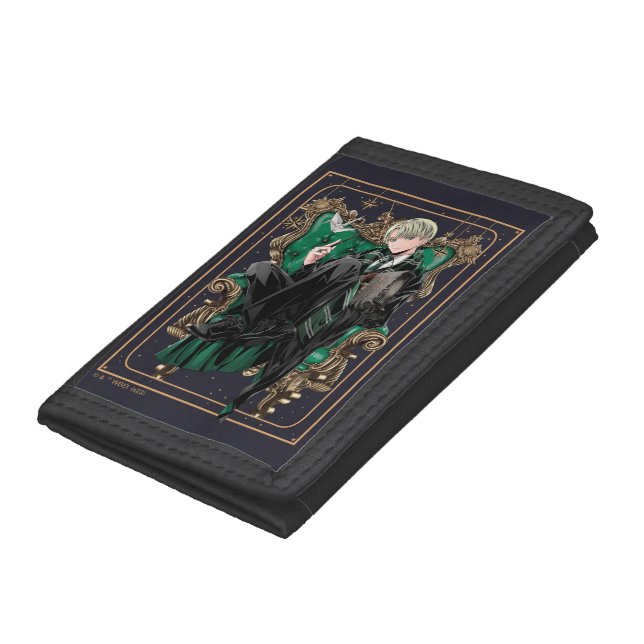 HARRY POTTER™ | Anime Draco Malfoy Seated Trifold Wallet (Bottom)