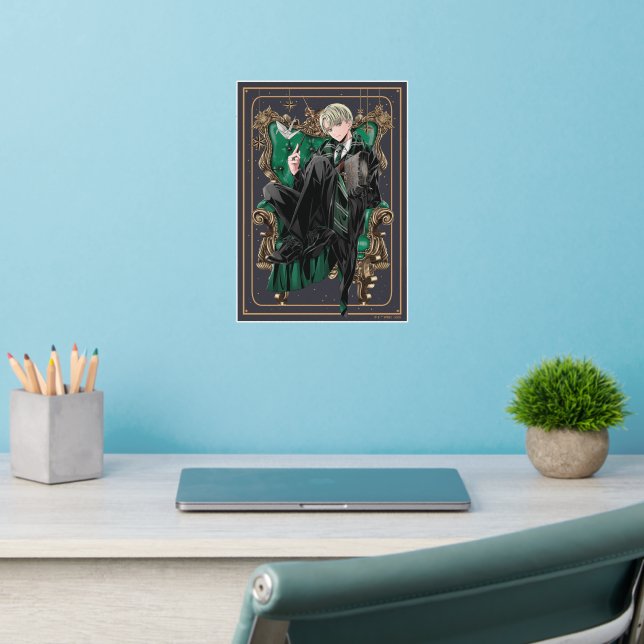 HARRY POTTER™ | Anime Draco Malfoy Seated Wall Decal (Home Office 2)