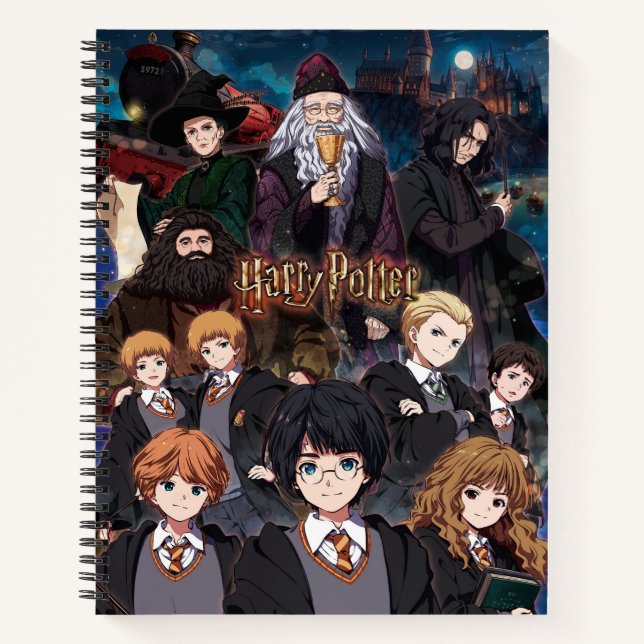 HARRY POTTER™ Anime Ensemble Scene Notebook (Front)