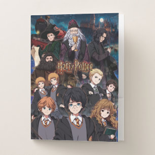 HARRY POTTER™ Anime Ensemble Scene Pocket Folder