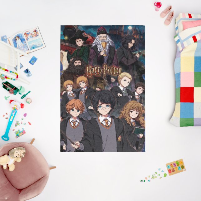 HARRY POTTER™ Anime Ensemble Scene Rug (Insitu (Babyroom))