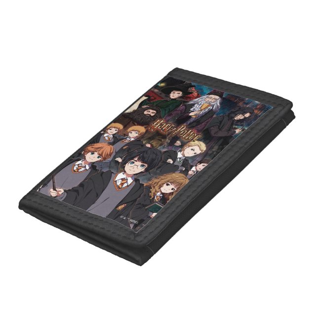 HARRY POTTER™ Anime Ensemble Scene Trifold Wallet (Bottom)