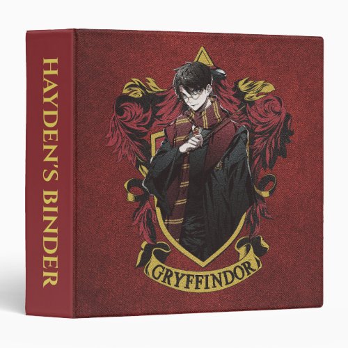 HARRY POTTER  Anime HARRY POTTER Crest 3 Ring Binder