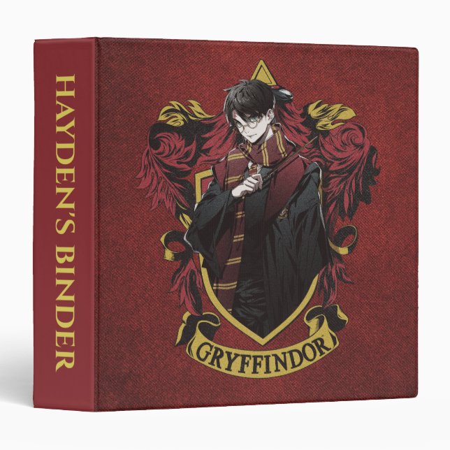 HARRY POTTER™ | Anime HARRY POTTER™ Crest 3 Ring Binder (Front/Spine)
