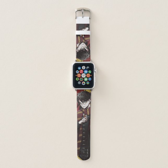HARRY POTTER™ | Anime HARRY POTTER™ Crest Apple Watch Band (Front)