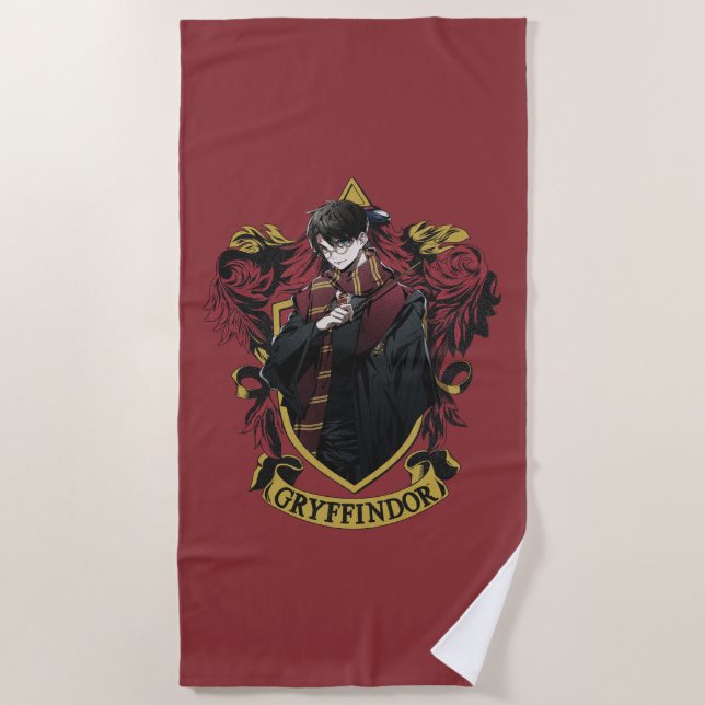 HARRY POTTER™ | Anime HARRY POTTER™ Crest Beach Towel (Front)