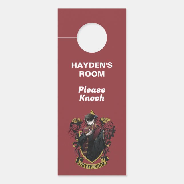 HARRY POTTER™ | Anime HARRY POTTER™ Crest Door Hanger (Front)