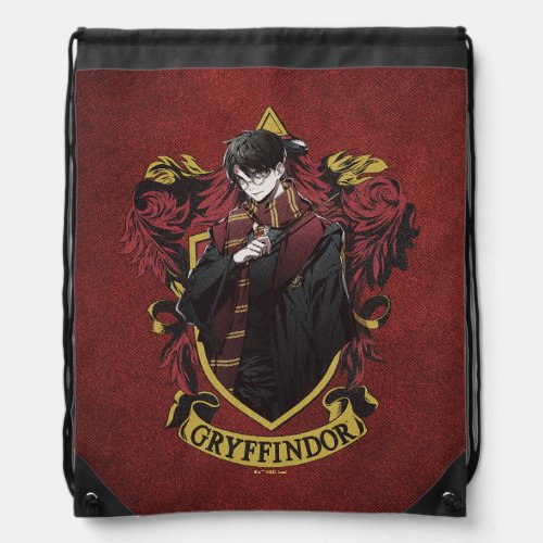 HARRY POTTER  Anime HARRY POTTER Crest Drawstring Bag