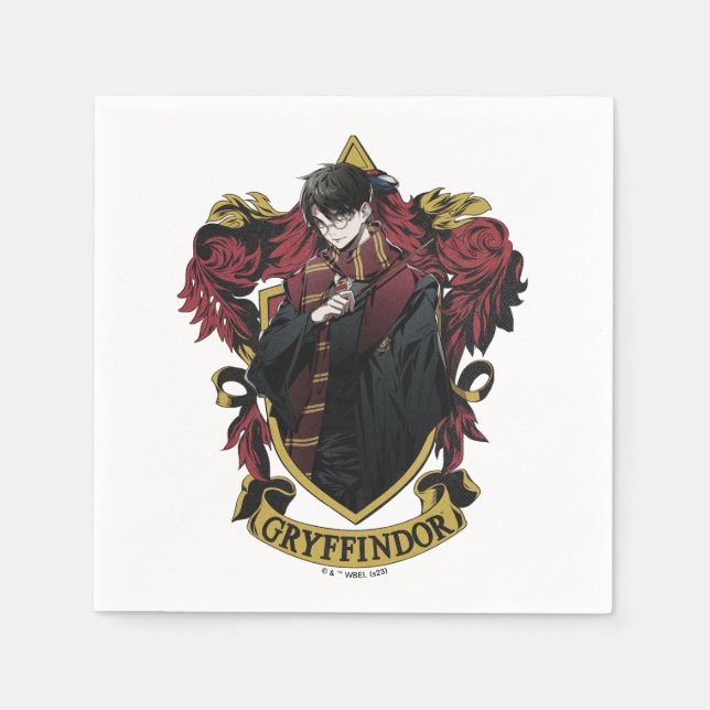 HARRY POTTER™ | Anime HARRY POTTER™ Crest Napkins (Front)