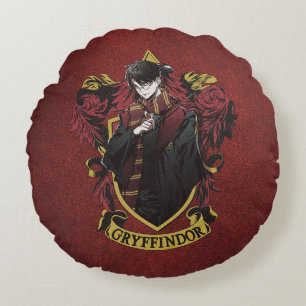 HARRY POTTER™   Anime HARRY POTTER™ Crest Round Pillow