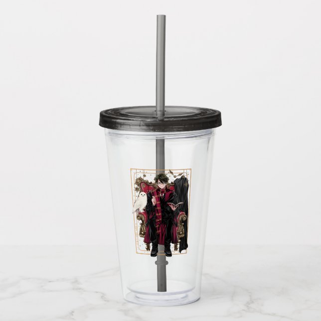 HARRY POTTER™ | Anime HARRY POTTER™ Seated Acrylic Tumbler (Front)