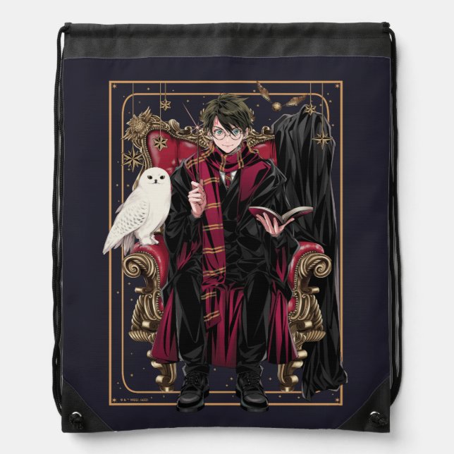 HARRY POTTER™ | Anime HARRY POTTER™ Seated Drawstring Bag (Front)