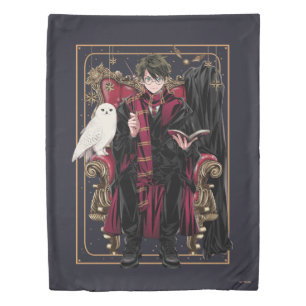HARRY POTTER™ Anime HARRY POTTER™ Seated Duvet Cover