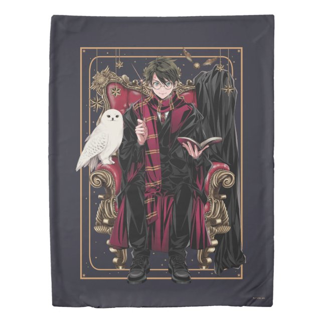 HARRY POTTER™ | Anime HARRY POTTER™ Seated Duvet Cover (Front)