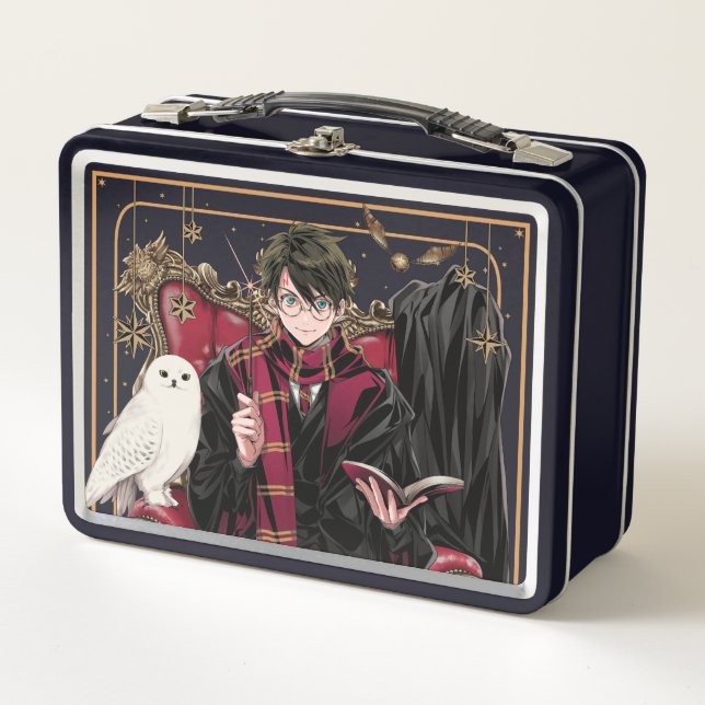 HARRY POTTER™ | Anime HARRY POTTER™ Seated Metal Lunch Box (Front)