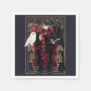 HARRY POTTER™   Anime HARRY POTTER™ Seated Napkins