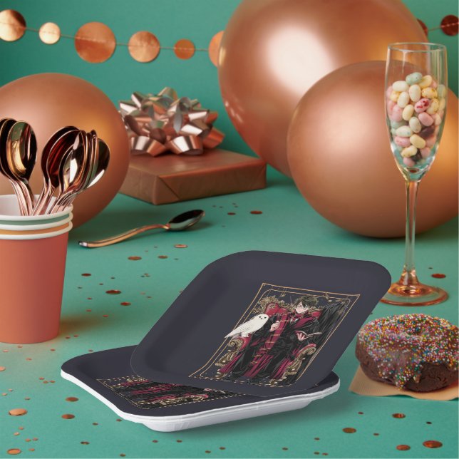 HARRY POTTER™ | Anime HARRY POTTER™ Seated Paper Plates (Multi)