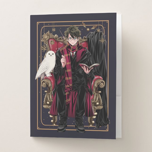 HARRY POTTER™ | Anime HARRY POTTER™ Seated Pocket Folder (Front)