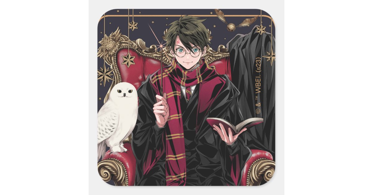 Harry Potter Cartoon Character Art Sticker, Zazzle