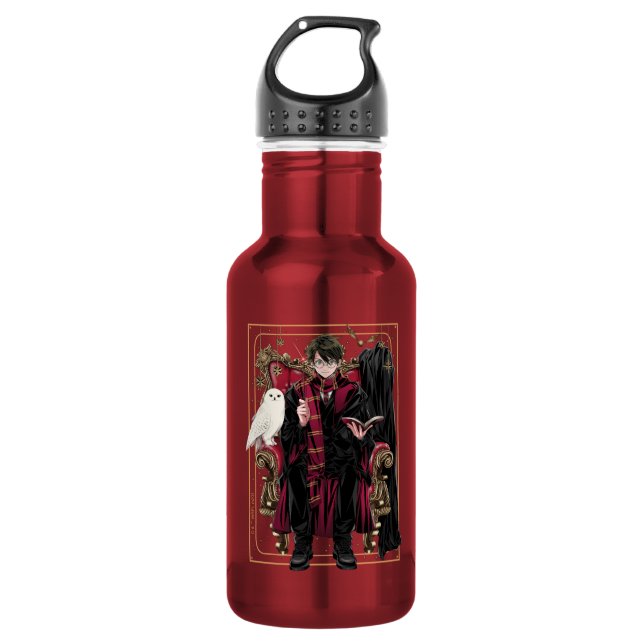 HARRY POTTER™ | Anime HARRY POTTER™ Seated Stainless Steel Water Bottle (Front)