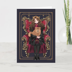 HARRY POTTER™ Anime Hermione Granger Seated Card