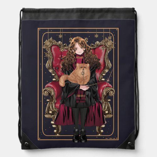 HARRY POTTERâ  Anime Hermione Granger Seated Drawstring Bag