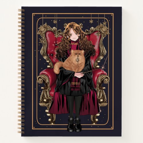 HARRY POTTERâ  Anime Hermione Granger Seated Notebook