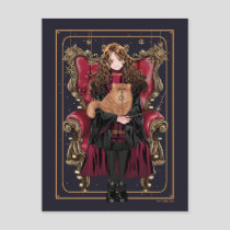 HARRY POTTER™ | Anime Hermione Granger Seated Postcard