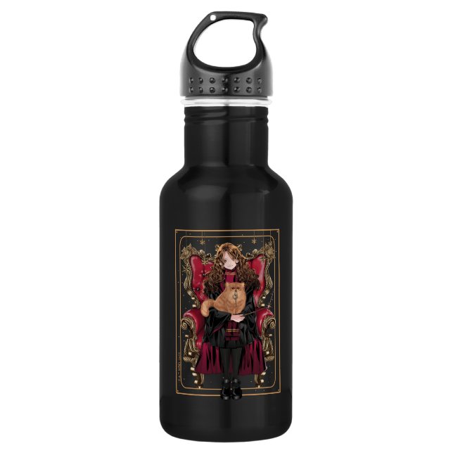 HARRY POTTER™ | Anime Hermione Granger Seated Stainless Steel Water Bottle (Front)