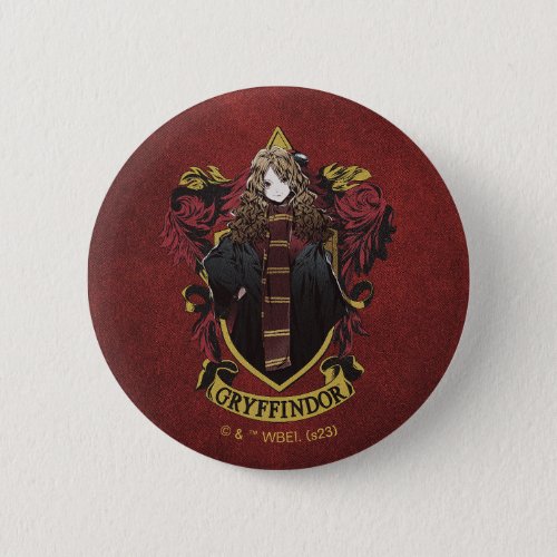 HARRY POTTERâ  Anime Hermione House Crest Button