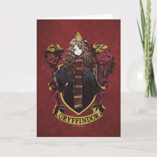 HARRY POTTERâ  Anime Hermione House Crest Card