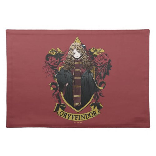 HARRY POTTER  Anime Hermione House Crest Cloth Placemat