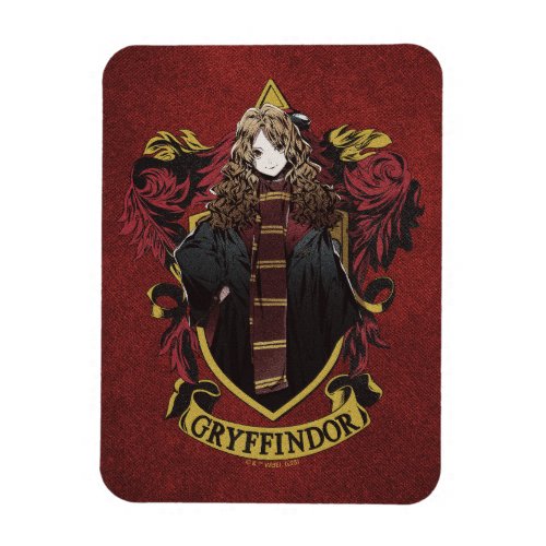 HARRY POTTER  Anime Hermione House Crest Magnet