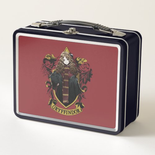 HARRY POTTERâ  Anime Hermione House Crest Metal Lunch Box