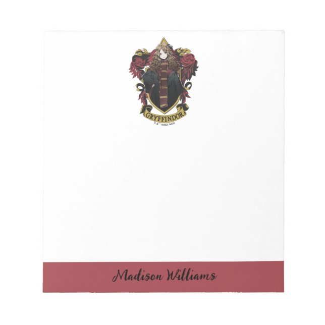 HARRY POTTER™ | Anime Hermione House Crest Notepad (Front)