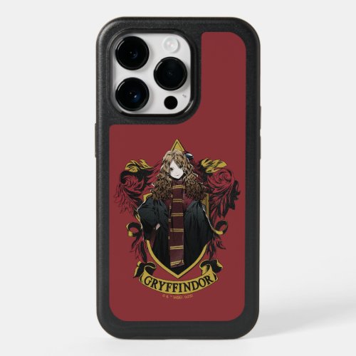 HARRY POTTERâ  Anime Hermione House Crest OtterBox iPhone 14 Pro Case