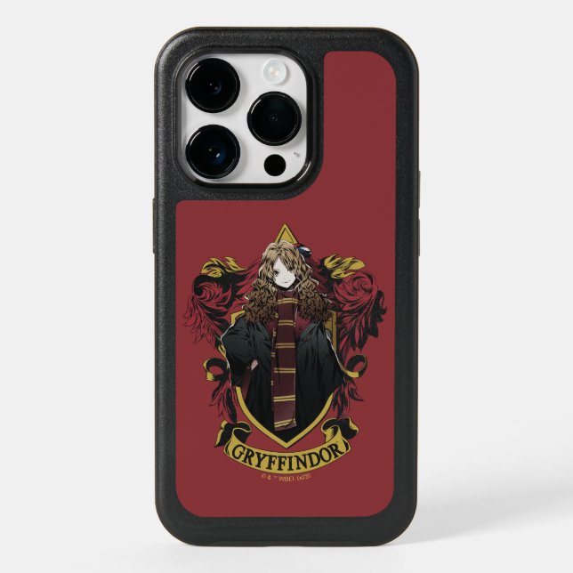 HARRY POTTER™ | Anime Hermione House Crest Otterbox iPhone Case (Back)