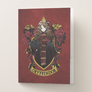 HARRY POTTER™ Anime Hermione House Crest Pocket Folder