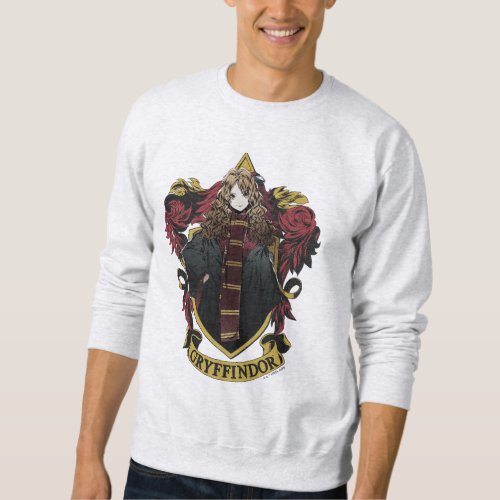 HARRY POTTER  Anime Hermione House Crest Sweatshirt