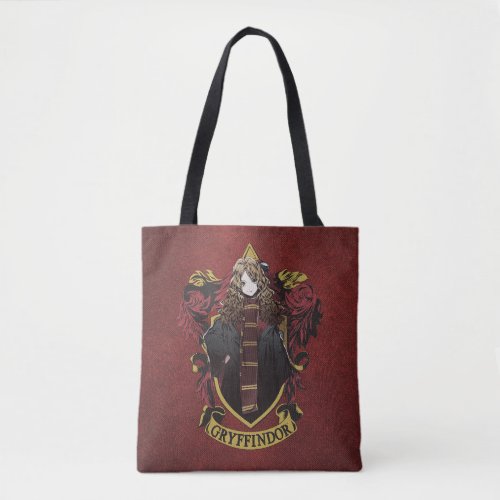 HARRY POTTERâ  Anime Hermione House Crest Tote Bag