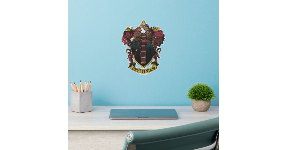 HARRY POTTER™, Anime Hermione House Crest Wall Decal
