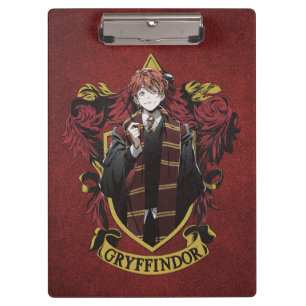 HARRY POTTER™ Anime Ron Weasley House Crest Clipboard