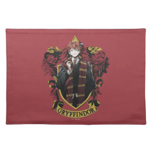 HARRY POTTER™ Anime Ron Weasley House Crest Cloth Placemat