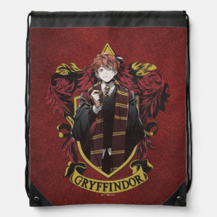 HARRY POTTER™ Anime Ron Weasley House Crest Drawstring Bag