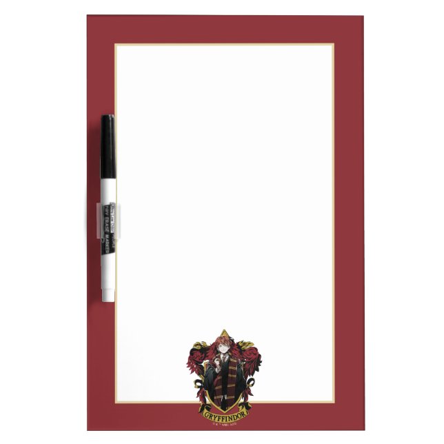 HARRY POTTER™ | Anime Ron Weasley House Crest Dry Erase Board (Front)