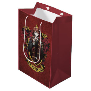 HARRY POTTER™ Anime Ron Weasley House Crest Medium Gift Bag