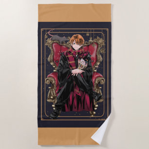 HARRY POTTER™ Anime Ron Weasley Seated Beach Towel