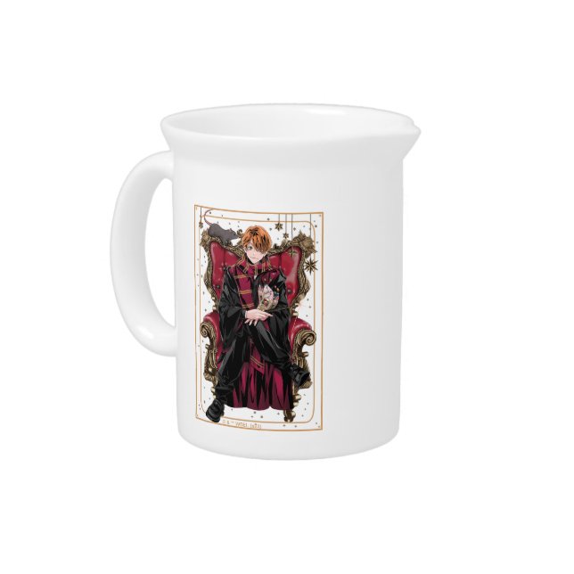 HARRY POTTER™ | Anime Ron Weasley Seated Beverage Pitcher (Left)