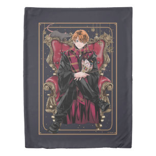 HARRY POTTER™ Anime Ron Weasley Seated Duvet Cover